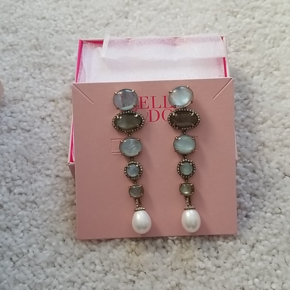 Stella & Dot Jewelry - S&D Stone Linear earrings